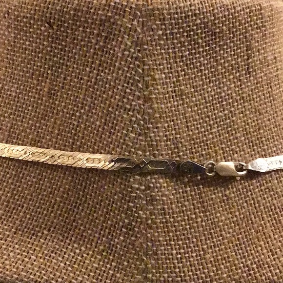 Italian 925 vintage gold colored chain necklace jewelry 30” - Picture 4 of 4